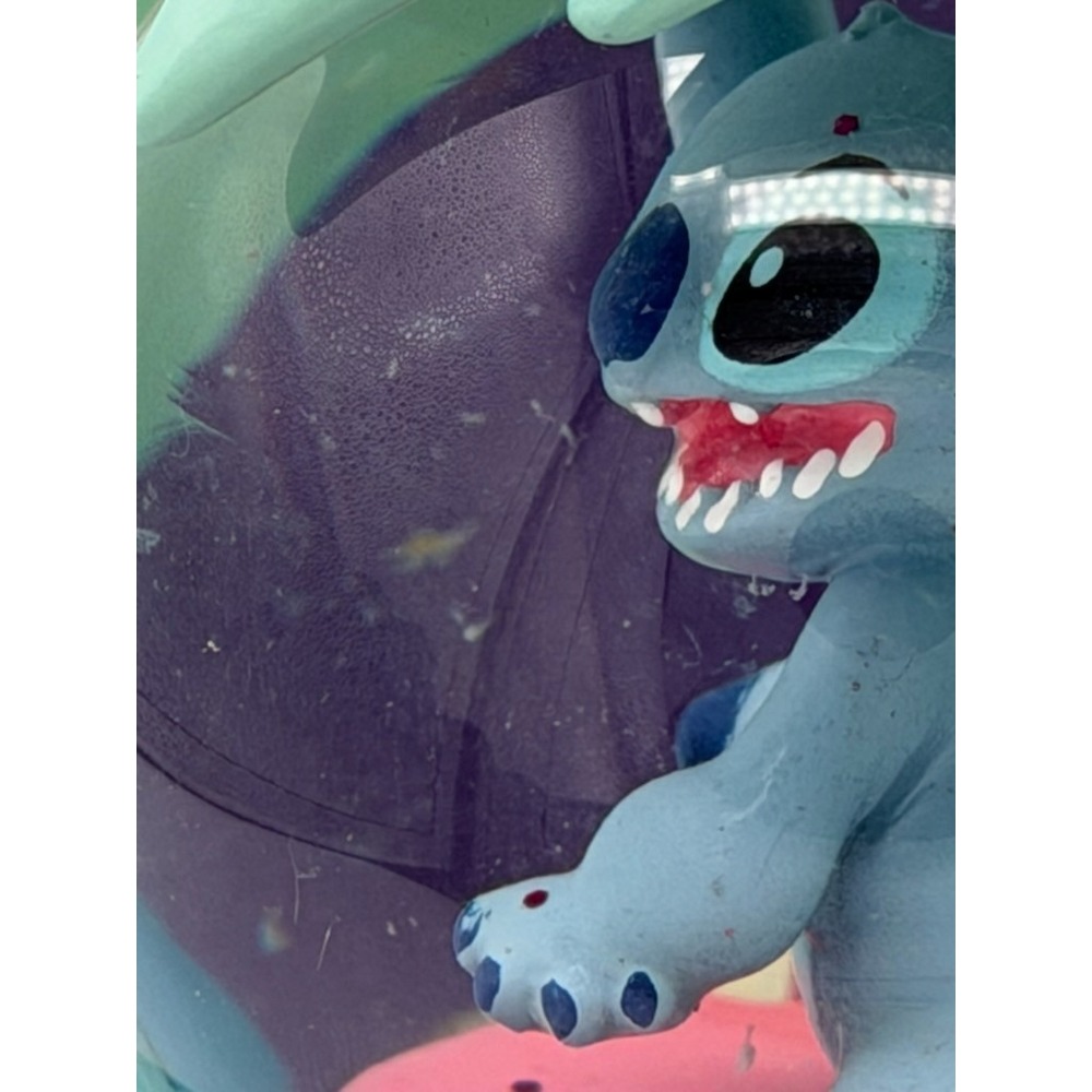Disney Stitch Surfin' Collectible Snow Globe w/ Box – Missing Glitter, Debris - Picture 4 of 8